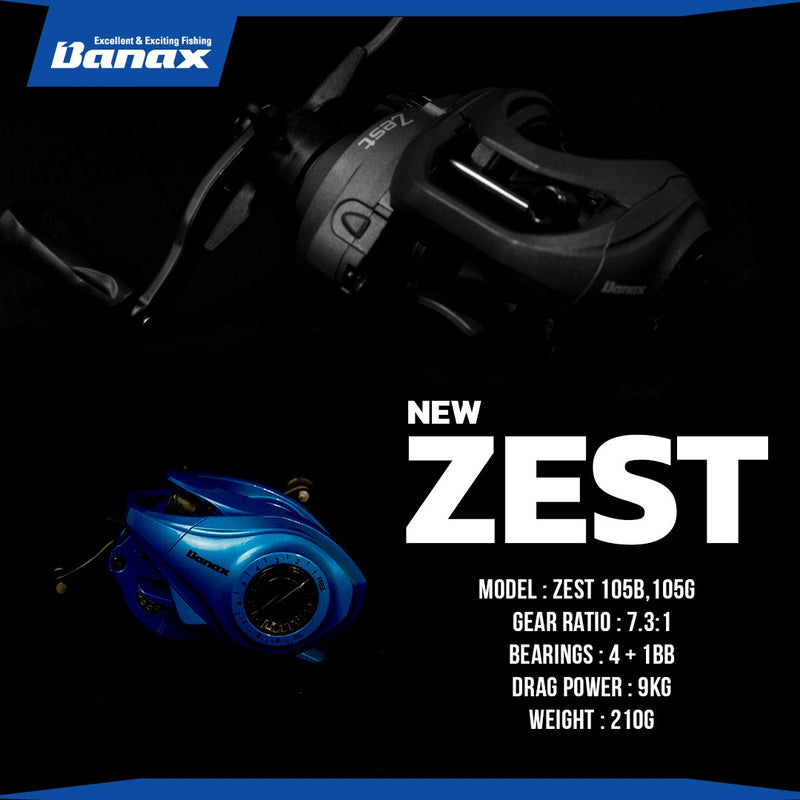 Load image into Gallery viewer, Banax Zest Baitcaster Reel
