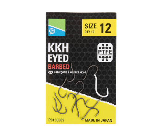 Preston KKH (Eyed-Barbed) Hooks