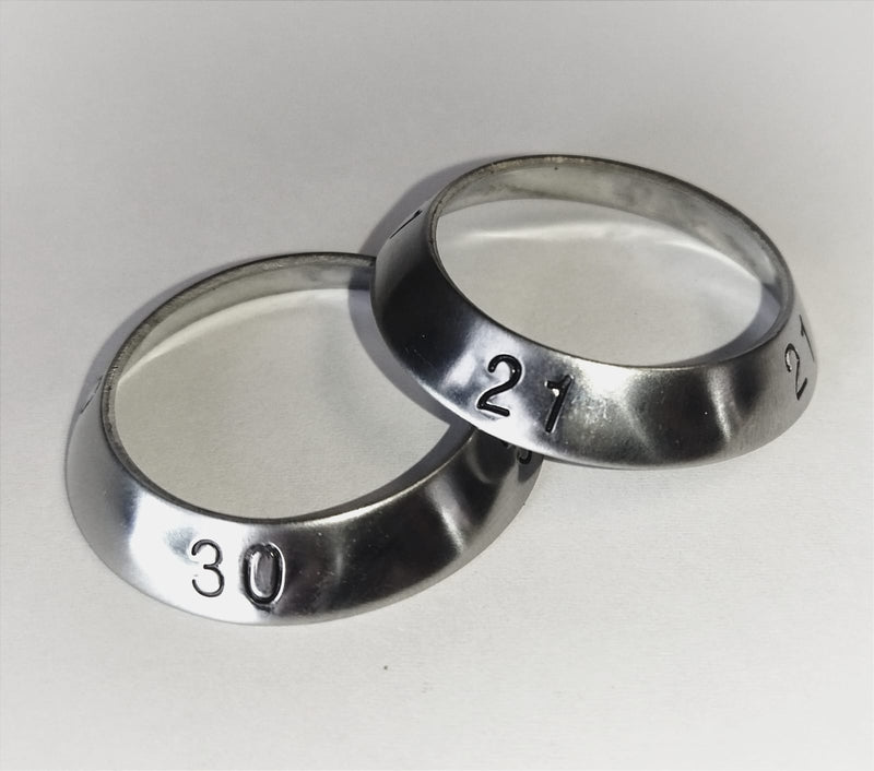 Load image into Gallery viewer, Stainless Steel Number Rings
