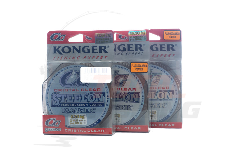 Load image into Gallery viewer, Konger Steelon CC Fluoro Carbon Coated Line 150m
