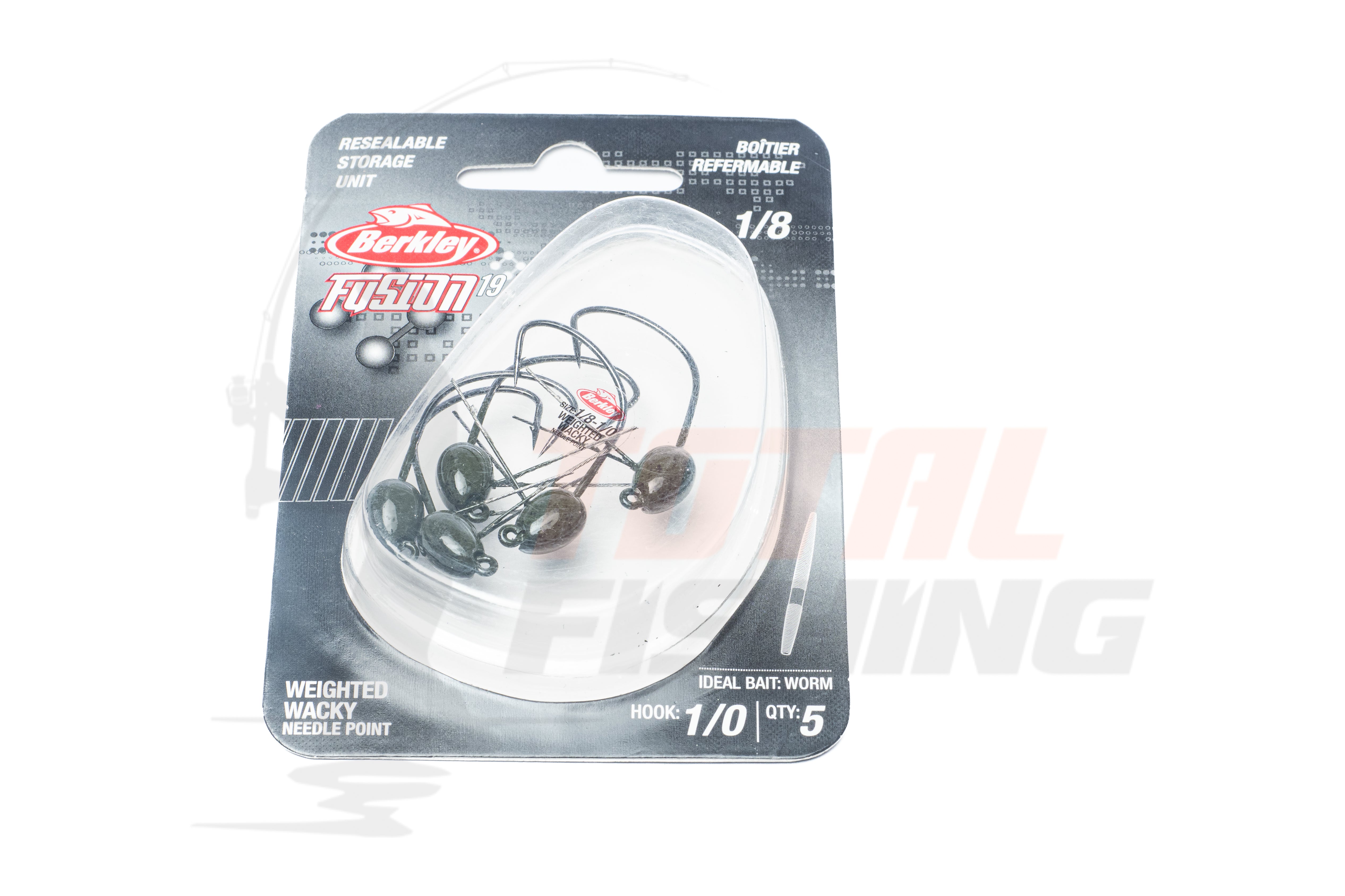 berkley fusion 19 weighted hooks Berkley Weighted Weedless Wacky Hook – Total Fishing