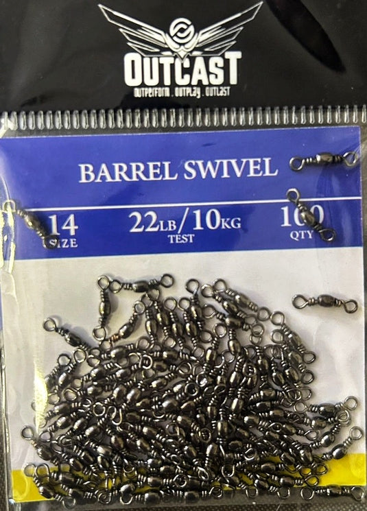 Outcast Barrel Swivel #14 (qty:100)