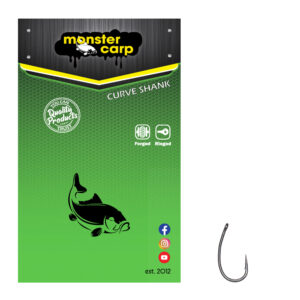 Monster Carp Hooks - Curve Shank XS