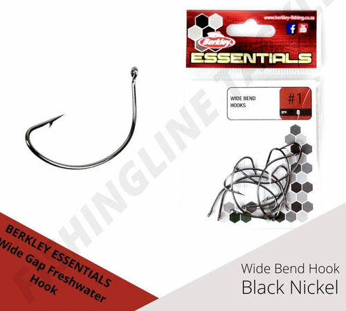 Berkley Wide Bend Freshwater Hook (VDMerwe)