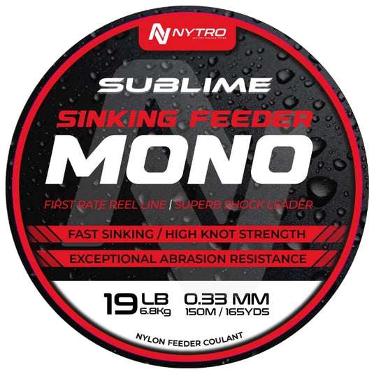Nytro Sublime Sinking Feeder Mono Line 150m