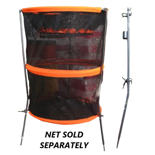 TF Keepnet stands (3peg Mildsteel PowderCoated)