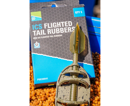 Preston ICS Flighted Tail Rubbers